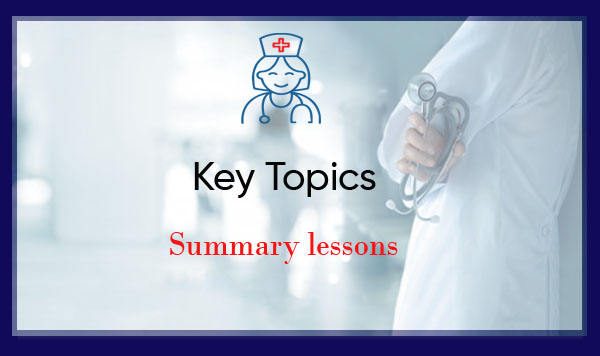 Summary Lessons - Key Topics