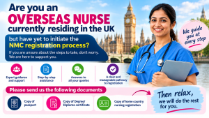 NMC Registration assistance